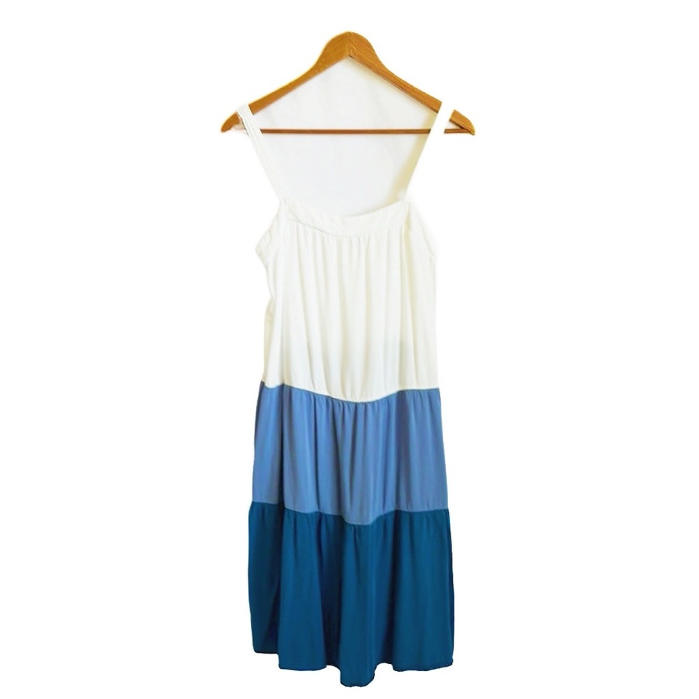 Miss Sparkling Casual Colorblock Sundress